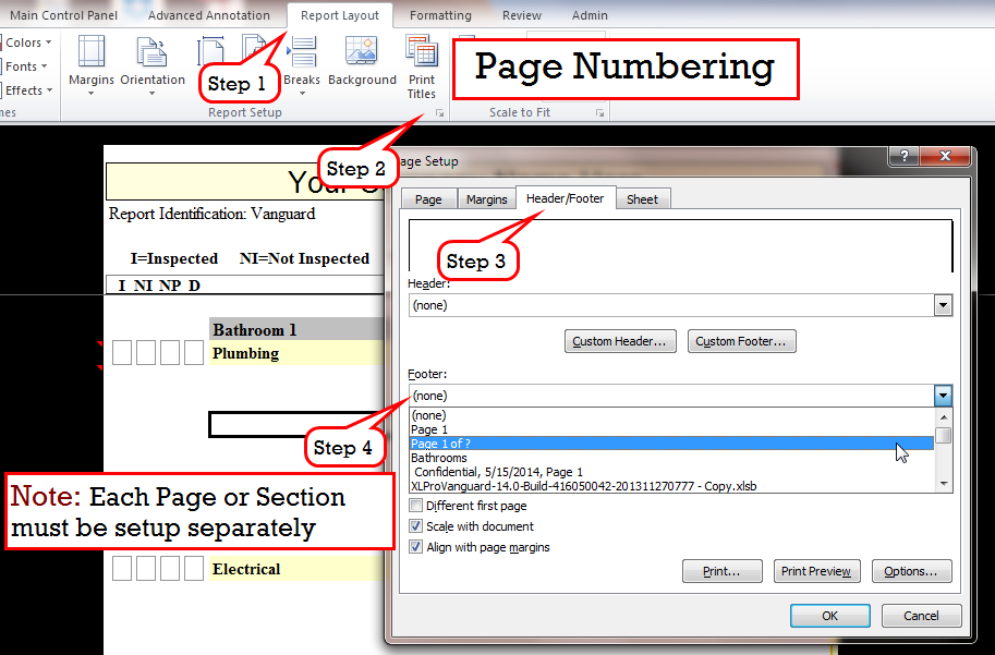 Page Numbering